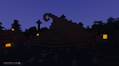 A Nightmare Before Christmas is the setting, SoraThePumpking is the builder, October 2018 is when this was pictured.