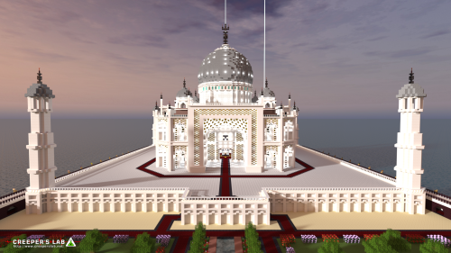 The rebuilt Taj Mahal, by xLordItachix and seen in June 2022.