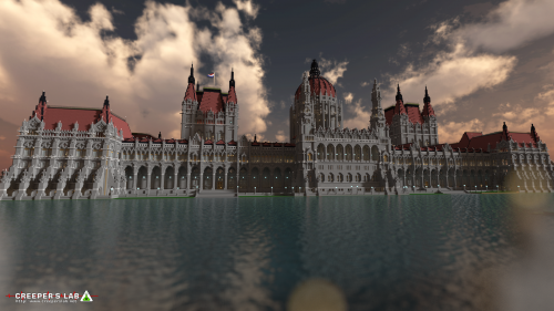 GroovyBanana's take on the Hungarian Parliament, as seen from the Transocenanic... if the in-game render view went that far!