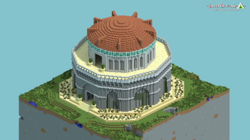 The Mausoleum of Theodoric as taken from Age of Empires II, built by Doctacosa and seen in August 2016