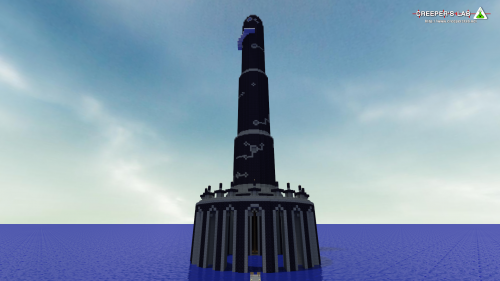 Skreelink's dark counterpart to his Tower of the Gods, seen in January 2016