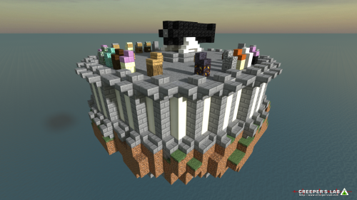 The shortcut cannon at the Creeper Citadel, as seen in April 2021.