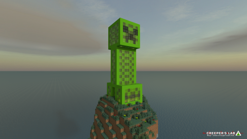 A large creeper at the Creeper Citadel, as seen in April 2021.
